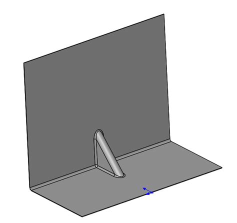 solidworks sheet metal gusset tool